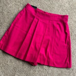 Banana Republic Hot Pink Linen-Blend Skort